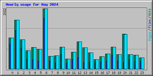 Hourly usage for May 2024